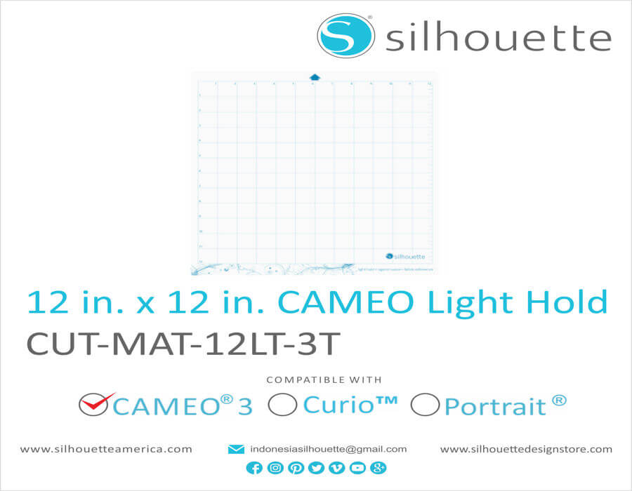 Aksesoris Mesin Cutting Silhouette America 12 in x 12 in Cameo Light Hold